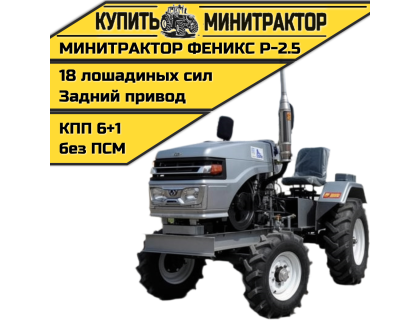 Минитрактор Феникс Р-2.5 + фреза